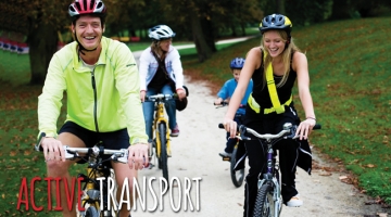 photo of three adults on bikes